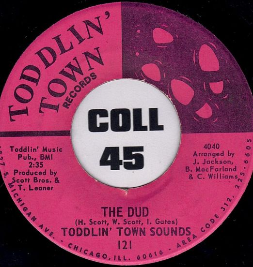 Toddlin' Town Sounds - The Dud b/w It's Your Thing - Toddlin' Town 7"