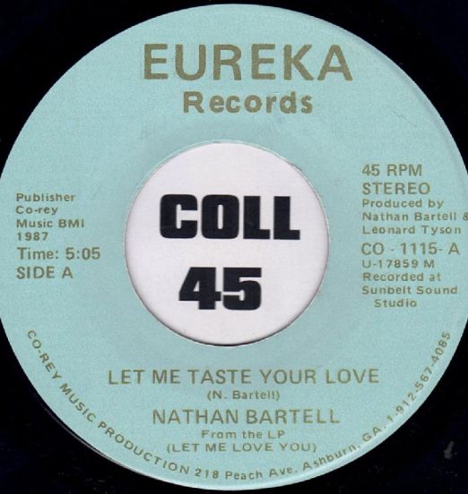 NathanBartell-LetMeTasteYourLove-Eureka45LABELB