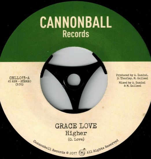 Grace Love - Higher b/w Instrumental