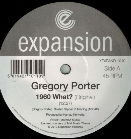 Gregory Porter - 1960 What? (Original) b/w Opolopo Kick & Bass Rerub 12"