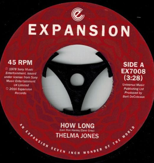 Thelma Jones - How Long b/w I Want What You Want 7"