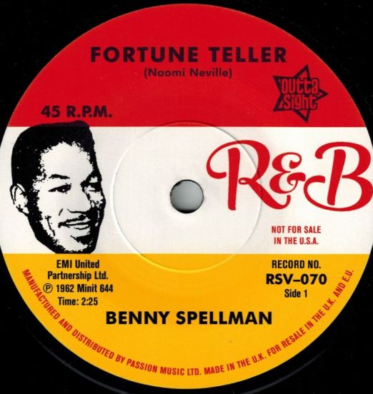 Benny Spellman - Fortune Teller b/w Ernie K-Doe - A Certain Girl 7"
