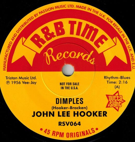 John Lee Hooker - Dimples b/w Boom Boom - She`s Mine 7"