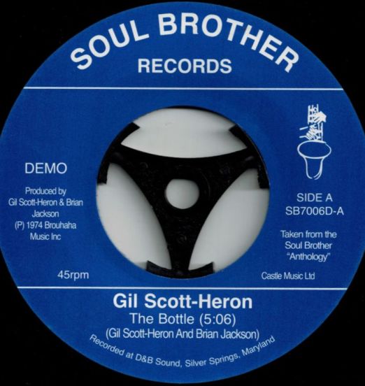 Gil Scott-Heron & Brian Jackson – The Bottle b/w Johannesburg 7"