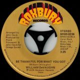 William DeVaughn – Be Thankful For What You Got b/w Pt. 2 – Roxbury 7″