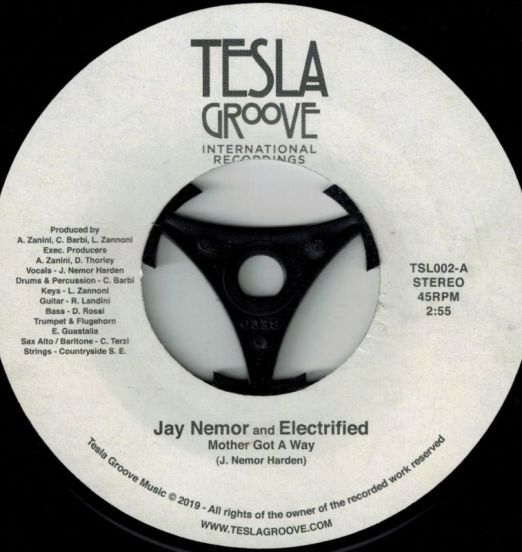 Jay Nemor And Electrified - Mother Got A Way b/w Instrumental - Tesla Groove 7"