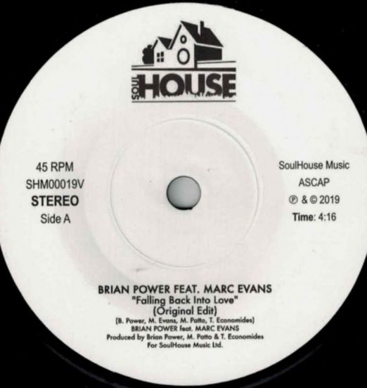 Brian Power Feat. Marc Evans - Falling Back Into Love (Original Edit) b/w DJ Spen Edit - SoulHouse 7"