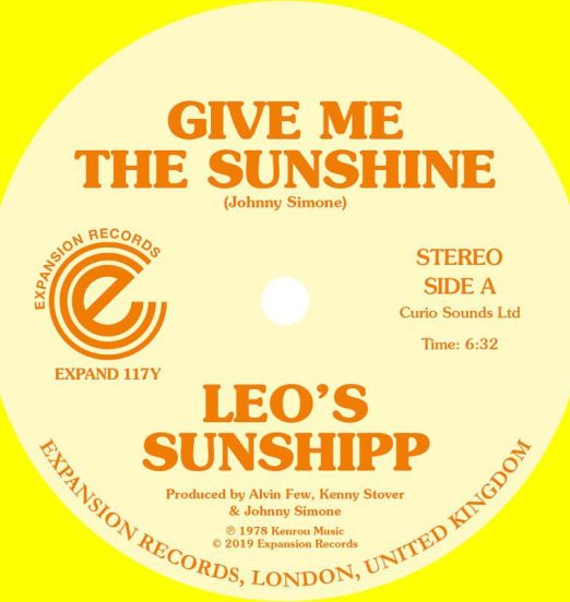 Leo's Sunshipp - Give Me The Sunshine b/w I'm Back For More - Expansion 12"