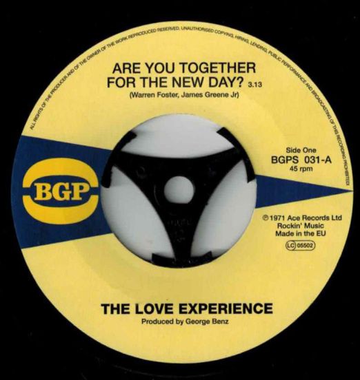 *LAST COPY!* The Love Experience - Are You Together For The New Day b/w  87th Over Broadway - Moving Woman - BGP UK 7"