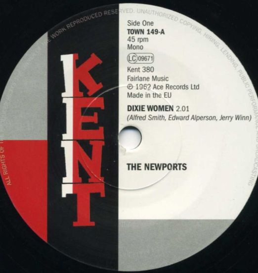 The Newports - Dixie Women b/w Sinner Strong - Don't Knock It - Kent 7"