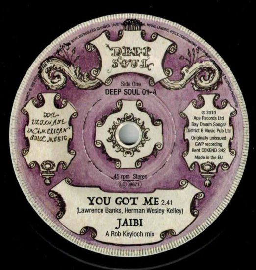 Jaibi - You Got Me b/w  The Hesitations - Gotta Find A Way - Kent Deep Soul 7"