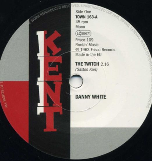 *LAST COPY!* Danny White - The Twitch b/w Betty Bibbs - Enough For Everybody - Kent UK 7"