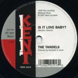 Checkerboard Squares – Double Cookin’ b/w The Tandels – Is It Love Baby? – Kent 7″