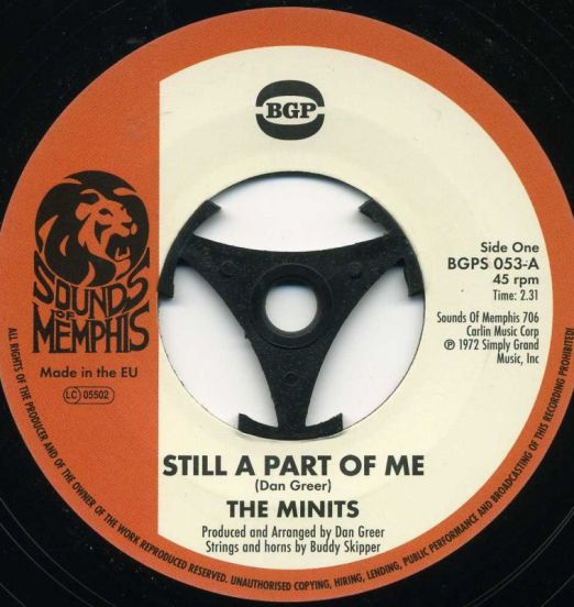 The Minits - Still A Part Of Me b/w If You Don't Like My Apples (Don't Shake My Tree) - BGP UK 7"