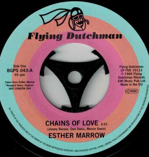 Esther Marrow - Chains Of Love b/w Walk Tall - BGP 7"