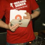 *BACK IN!* Timeless Record Shack Classic White Logo Print On Red Shirt – Record Shack Soulwear AT T-Shirt