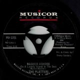 The Platters – Washed Ashore b/w What Name Shall I Give You My Love – Musicor 7″