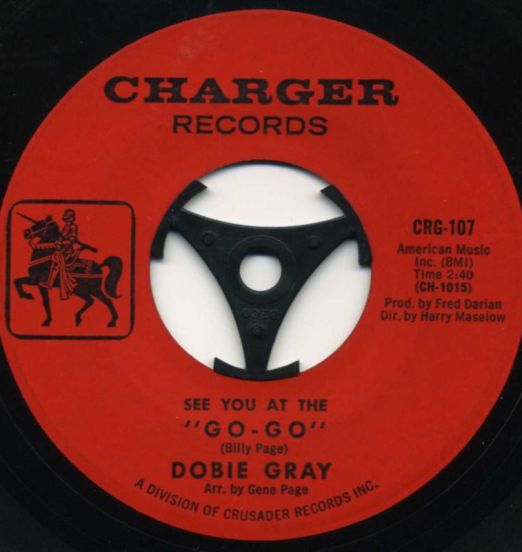 Dobie Gray - See You At The Go-Go b/w Walk With Love - Charger 7"