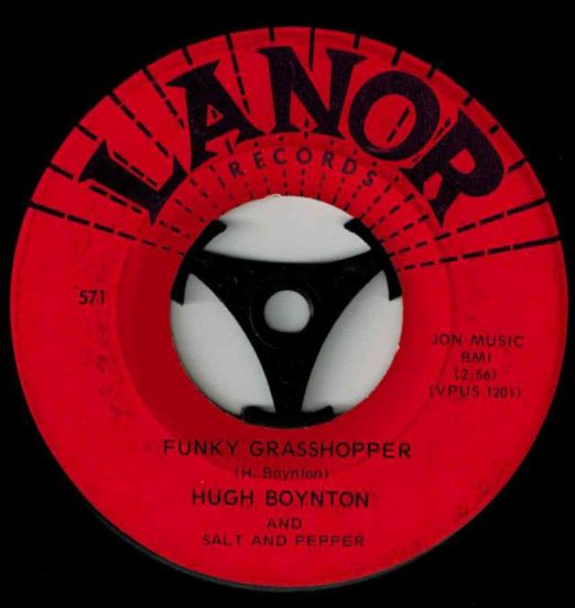 Hugh Boynton - Funky Grasshopper b/w No More And No Less - Lanor 7"