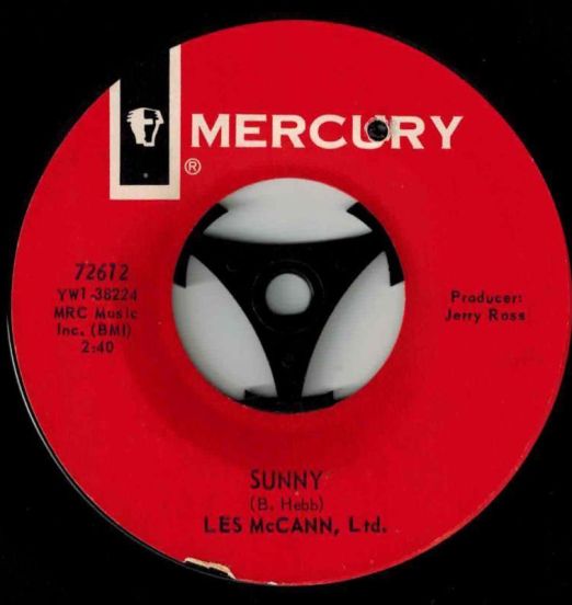 Les McCann, Ltd - Sunny b/w River Deep, Mountain High - Mercury 7"