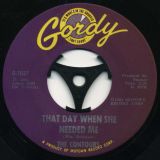 The Contours – Can You Jerk Like Me b/w That Day When She Needed Me – Gordy 7″