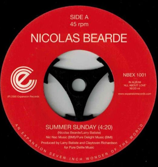 Nicolas Bearde - Summer Sunday b/w Promise Me - Expansion 7"