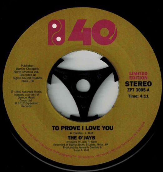 The O'Jays - To Prove I Love You b/w My Favourite Person - Expansion 7"
