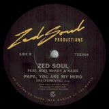 Zed Soul Feat. Noel Mckoy & Najee – Papa, You Are My Hero b/w Instrumental – Expansion 7″