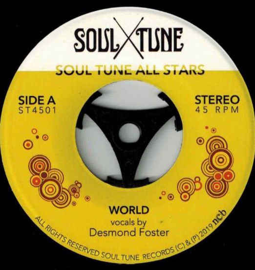 Soul Tune All Stars - World (Vocals By Desmond Foster) b/w Natural Feeling (Vocals By Anna Thiem) - Soul Tune 7"