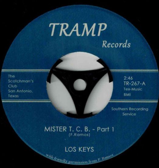 Los Keys - Mister T.C.B. Pt.1 b/w Pt.2 - Tramp 7"