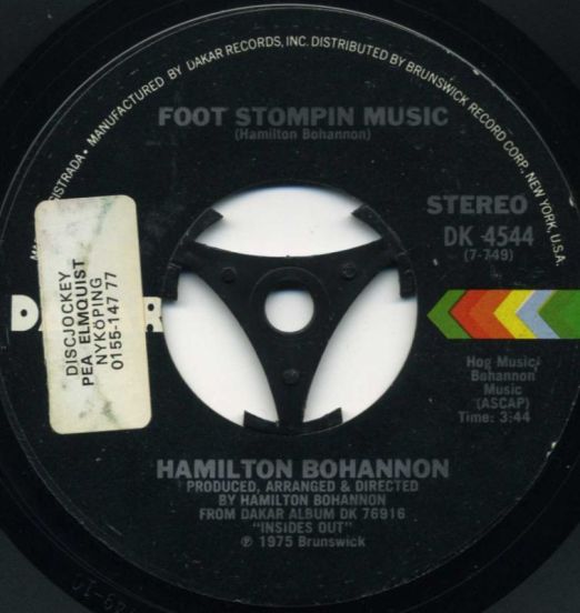 Hamilton Bohannon - Foot Stompin Music b/w Dance With Your Parno - Brunswick 7"