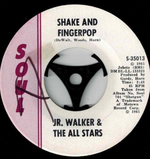 Jr. Walker & The Allstars - Shake And Fingerpop b/w Cleo's Back - Soul 7"