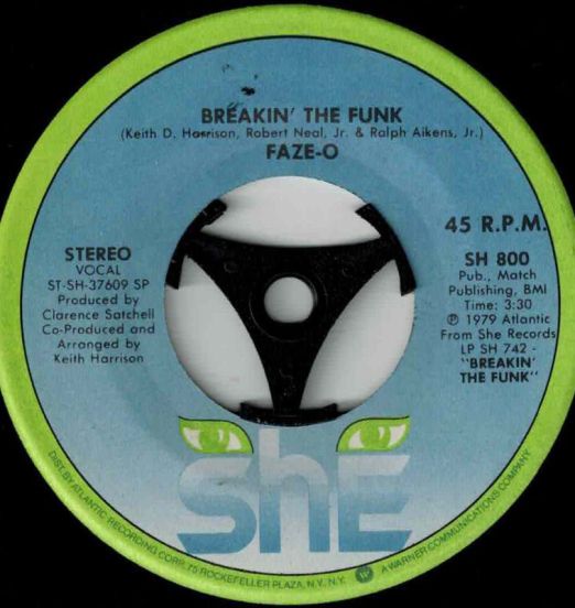 Faze-O - Breakin' The Funk b/w See You Through The Night - She 7"