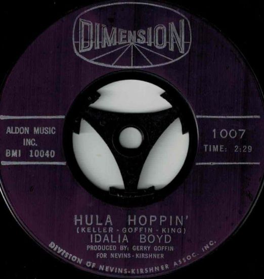 Idalia Boyd - Hula Hoppin' b/w Some Kind Of Wonderful - Dimension 7"