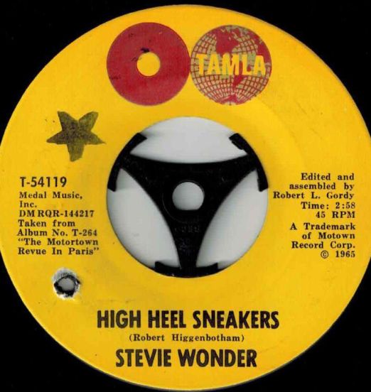 Stevie Wonder - High Heel Sneakers b/w Music Talk - Tamla 7"