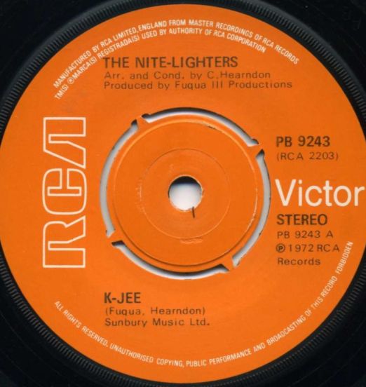 The Nite-Lighters - K-Jee b/w Tanga Boo Gonk - RCA 7"