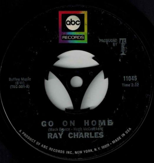 Ray Charles - Go On Home b/w That's A Lie - ABC 7"