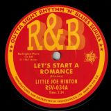 Little Joe Hinton – Let’s Start A Romance b/w I Won’t Be Your Fool – Outta Sight 7″