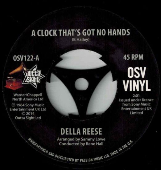 Della Reese - A Clock That's Got No Hands b/w Come On-A My House - Outta Sight 7"