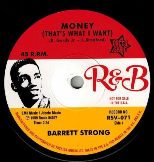 Barrett Strong - Money (That's What I Want) b/w Misery - Outta Sight 7"