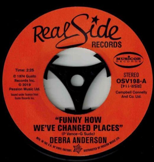 Debra Anderson - Funny How We’ve Changed Place b/w The Caesars - Girl I Miss You - Outta Sight 7"
