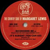 Margaret Lewis – The Country Soul Of Margaret Lewis – Ace EP