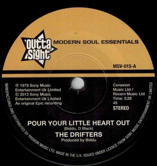 The Drifters - Pour Your Little Heart Out b/w When Ya’ Comin’ Home - Outta Sight UK 7"