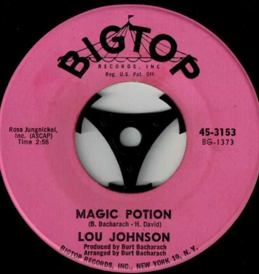 Lou Johnson - Magic Potion b/w Reach Out For Me - Big Top 7"