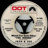 Jean & Joe – Don’t Shoot Me Down b/w Meant For Each Other- Dot Demo 7″