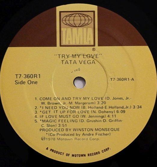 TataVega-TryMyLove-TamlaMotownDJLPLABELA01