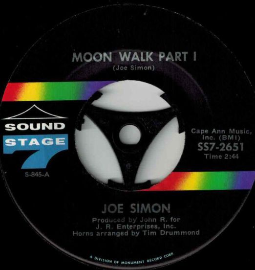 Joe Simon - Moon Walk b/w Moon Walk Pt. 2 - Sound Stage 7 7"