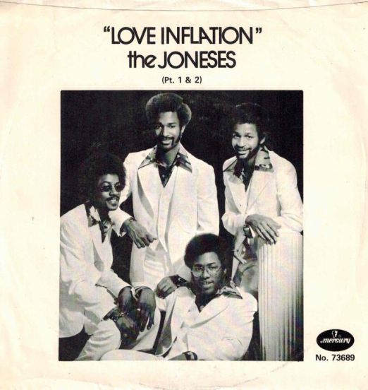 The Joneses - Love Inflation b/w Pt. 2 - Mercury 7"