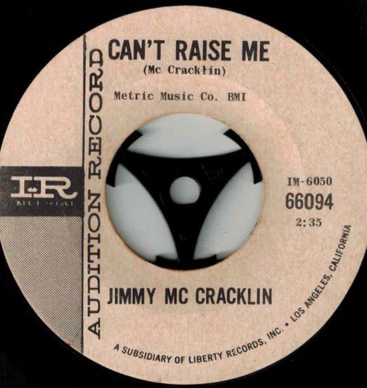 Jimmy McCracklin - Can't Raise Me b/w Every Day, Every Night - Imperial DJ 7"
