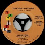 Master Four – Love From The Far East b/w It’s Not The End – Tay-Ster Promo 7″